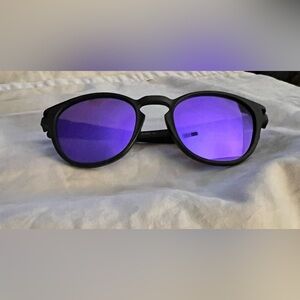 Oakley Latch Prizm Violet Lenses, 
Matte Black Frame-Never Worn